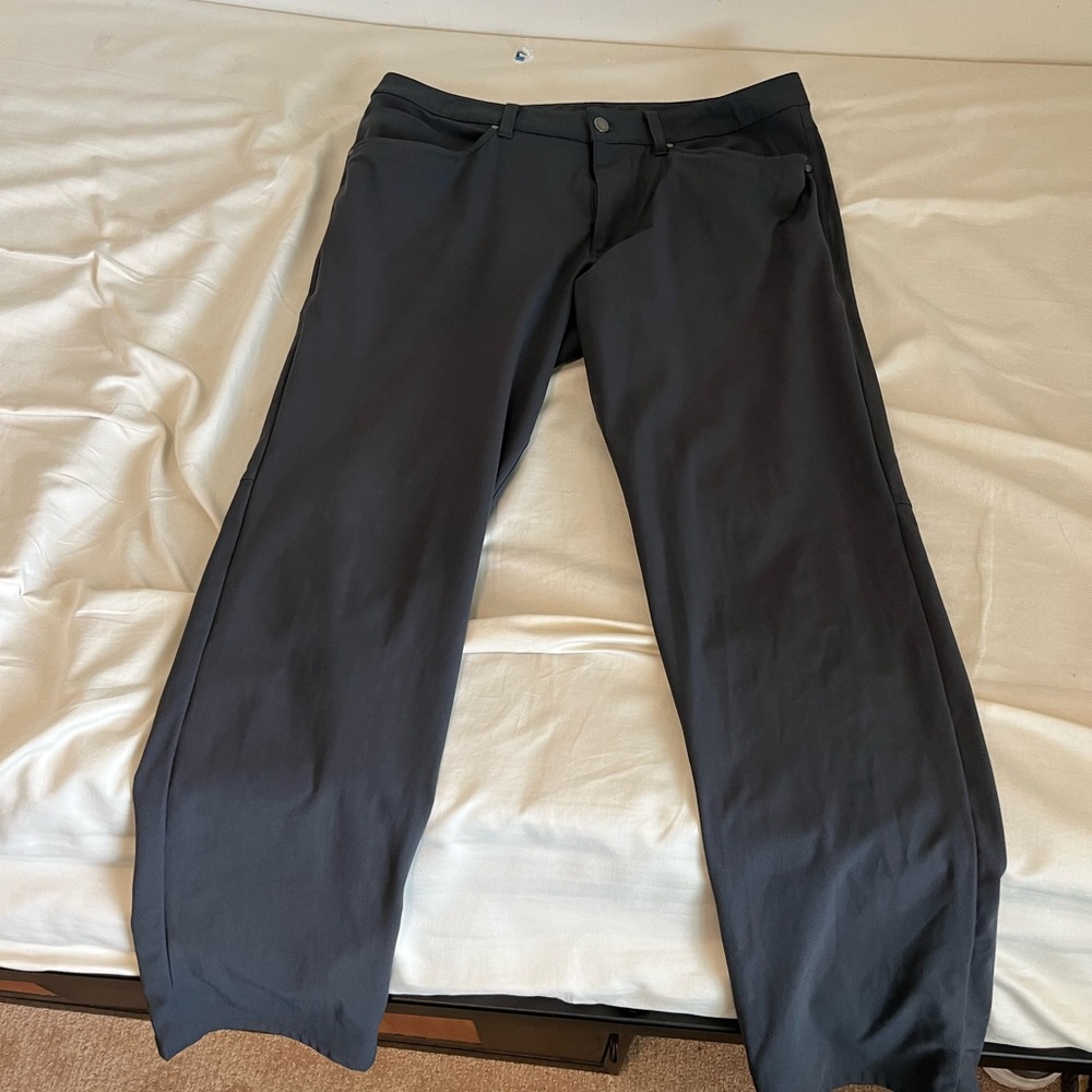Lululemon Athletica Gray Relaxed Jeans